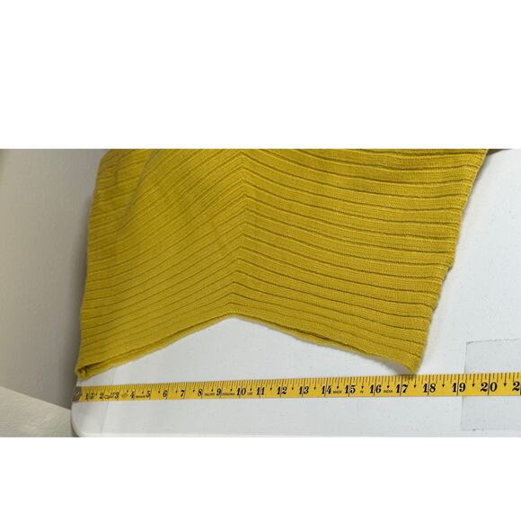 Moth Anthropologie Sweater Womens Small Gold Knit Tisbury Turtleneck Oversized - Picture 11 of 12